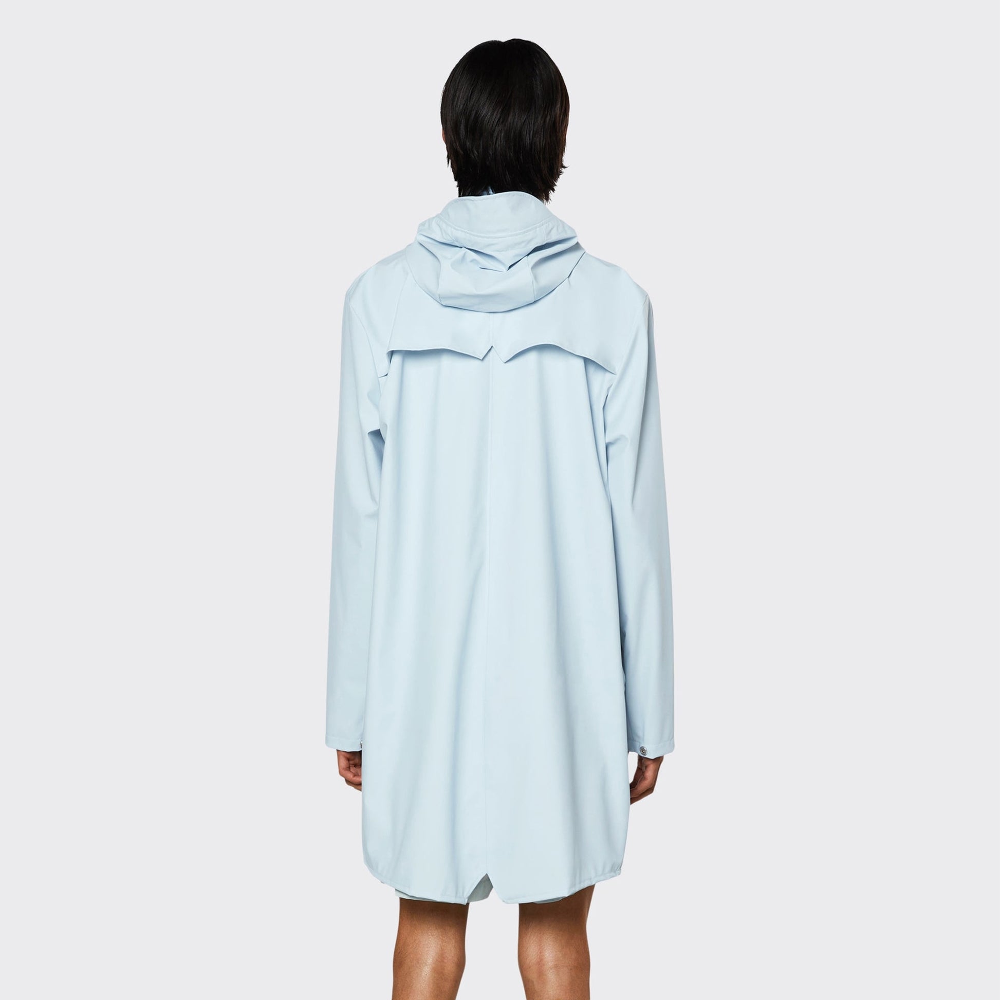 Rains Long Jacket - Sky