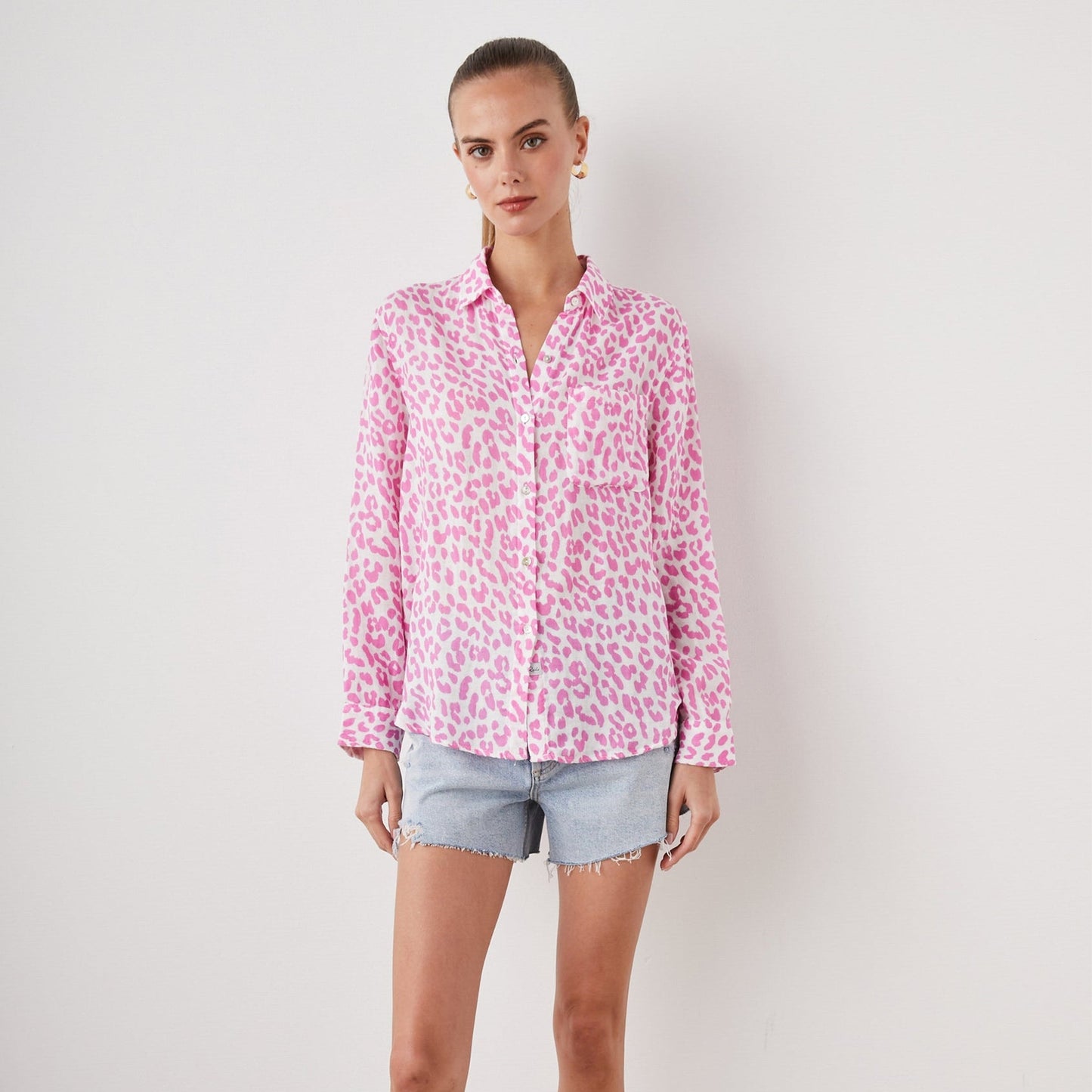 - Ellis Shirt - Fuchsia Jaguar