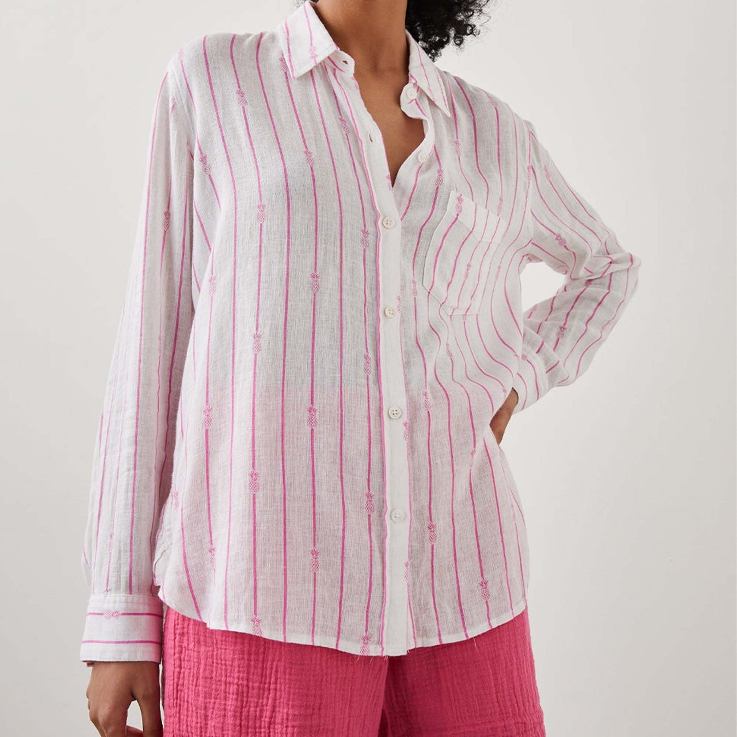 - Charli Shirt - Pink Pineapple