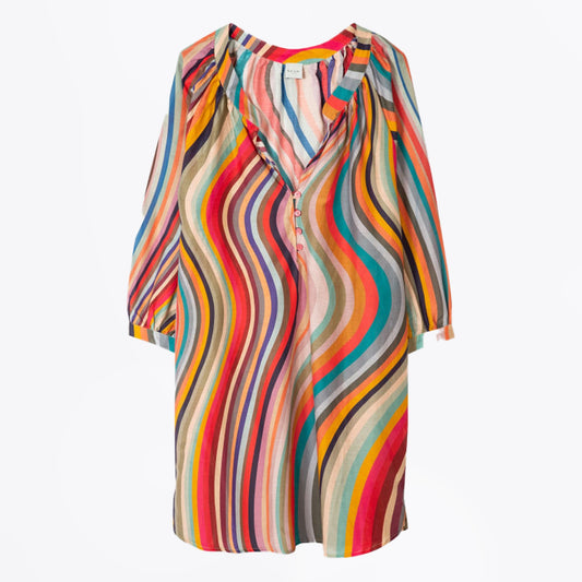 - Swirl Silk Cotton Tunic - Swirl