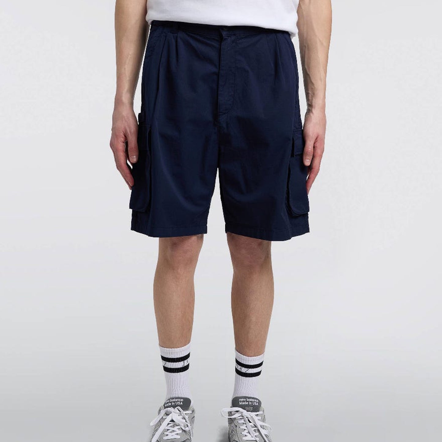 - Ringe Cargo Twill Shorts - Navy