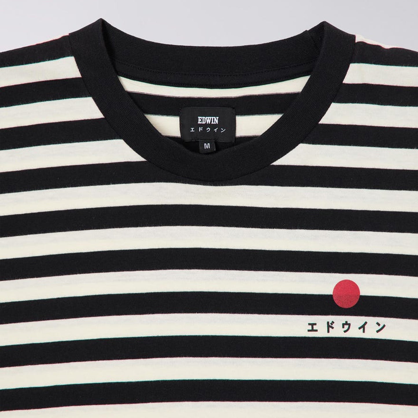 - Basic Stripe Tee - Black/White