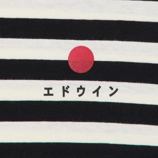 - Basic Stripe Tee - Black/White