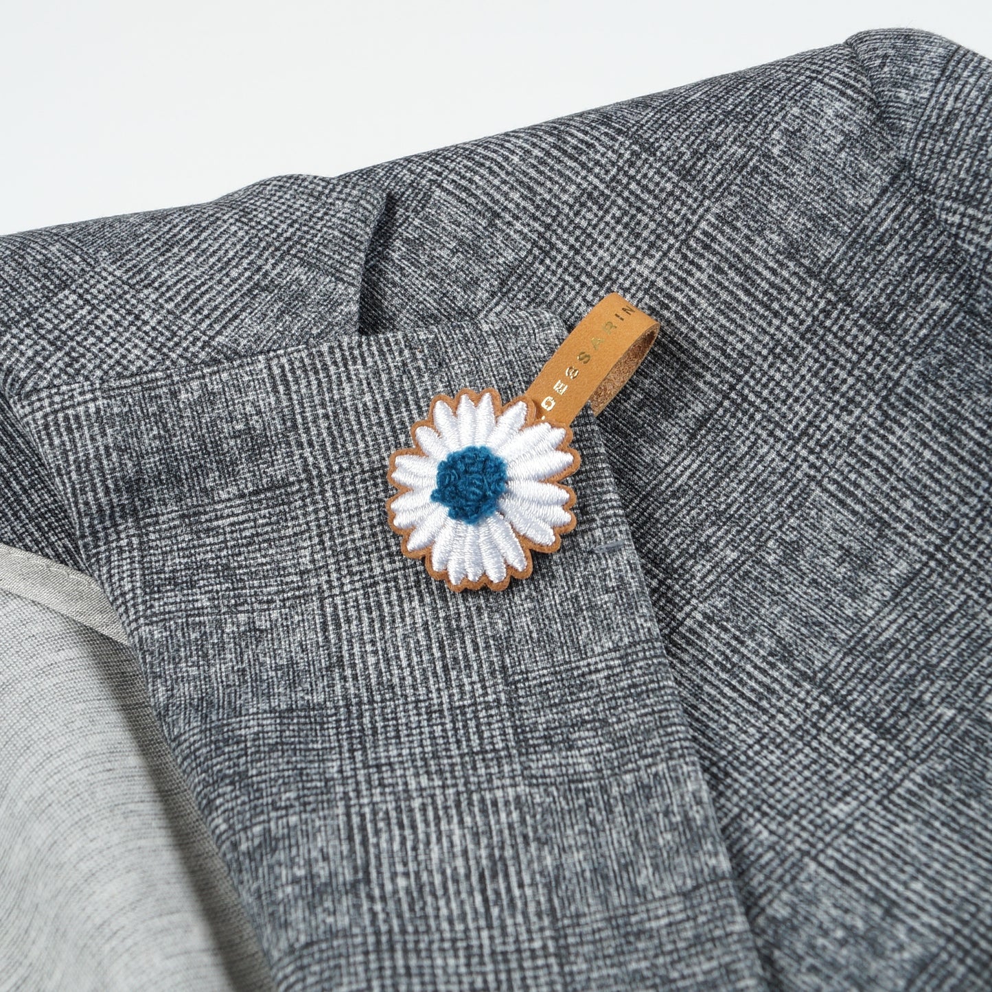 - Seba 1 Stretch Check Blazer - Navy