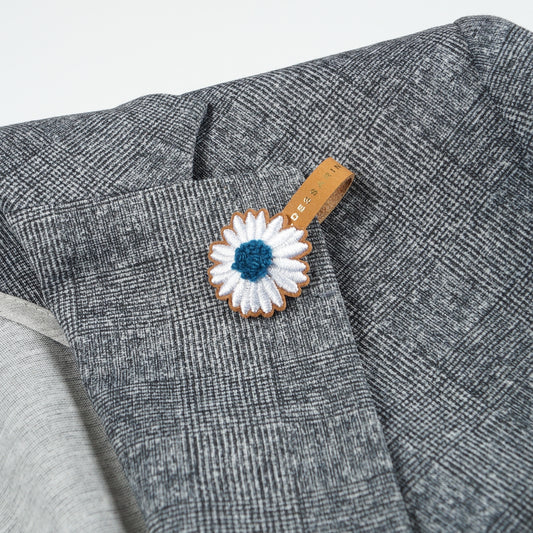 - Seba 1 Stretch Check Blazer - Navy