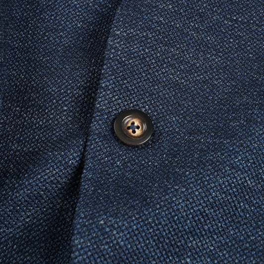 Mens Blazer Notch Lapel Blazer - Blue