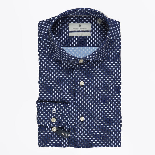 - Roma Navy Pattern - Navy