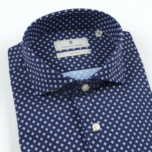 - Roma Navy Pattern - Navy