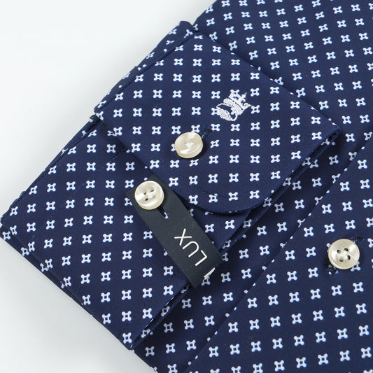 - Roma Navy Pattern - Navy