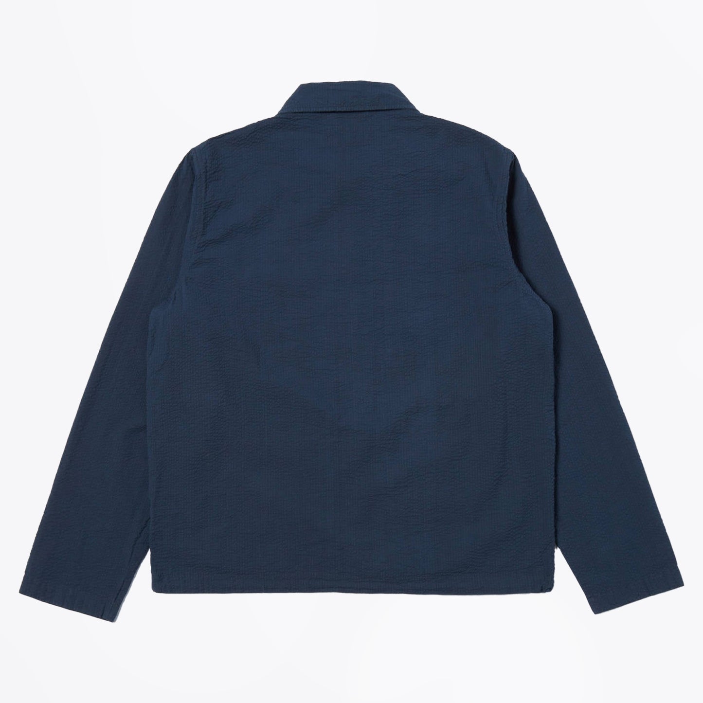 - Porto Seersucker Jacket - Navy