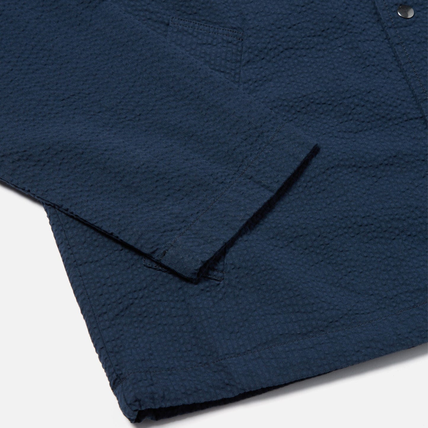 - Porto Seersucker Jacket - Navy