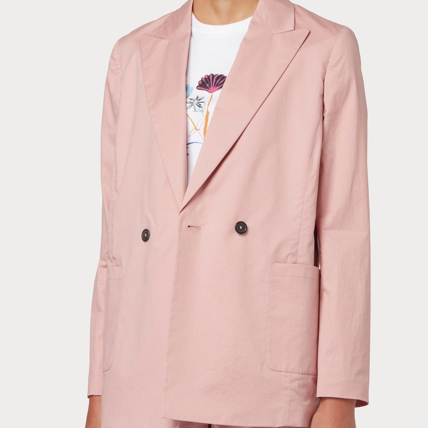 - Buggy Lined Blazer - Pink
