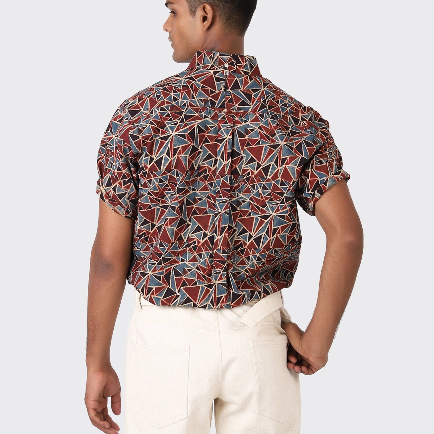 - Don Ajrakh Print SS Shirt - Multi