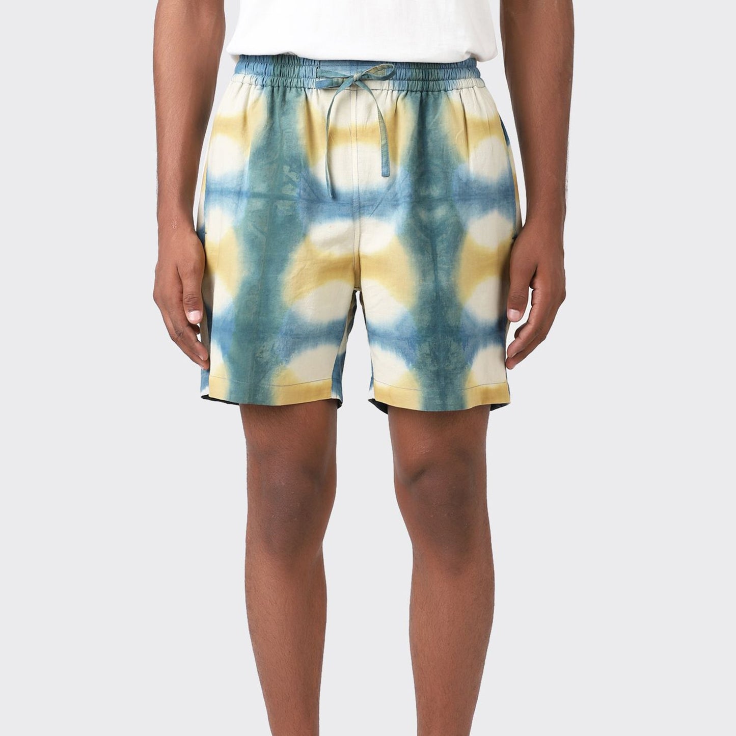 -  Alghero Ajrakh Beach Shorts - Multi