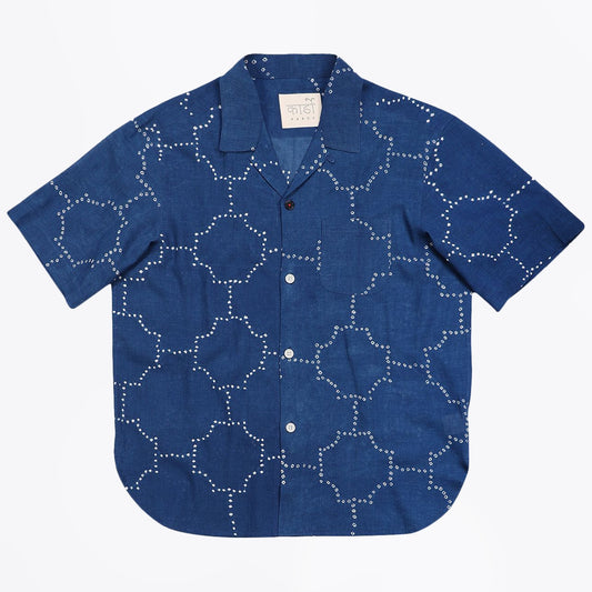 - Ronin Bandhani SS Shirt - Indigo