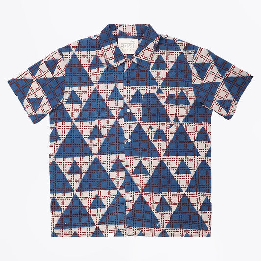 - Chintan Block Print SS Shirt - Multi