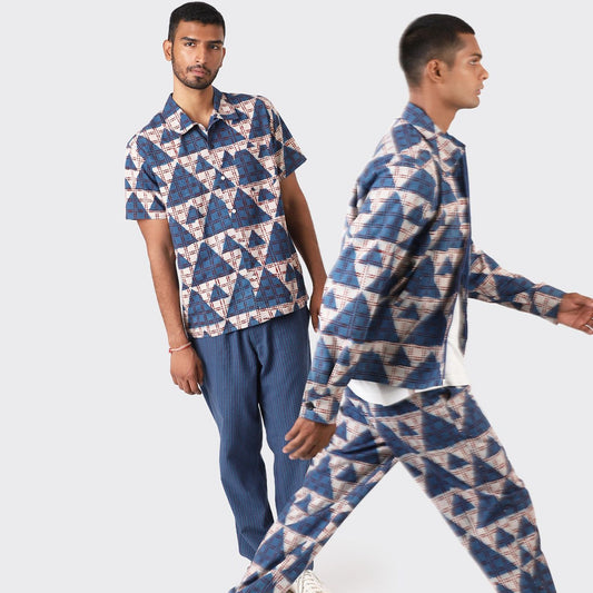 - Chintan Block Print SS Shirt - Multi