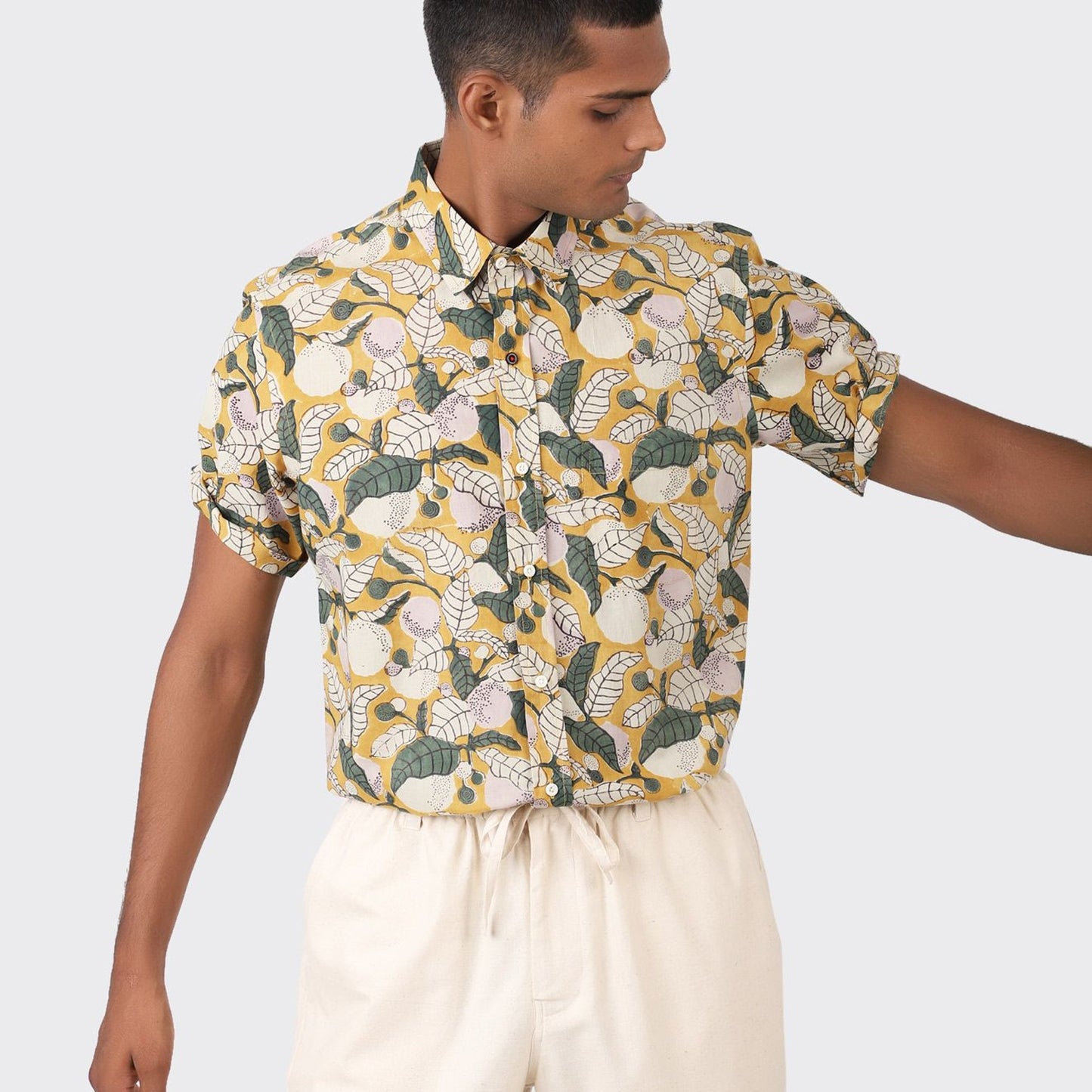 - Sai Block Print SS Shirt - Block 88 Print