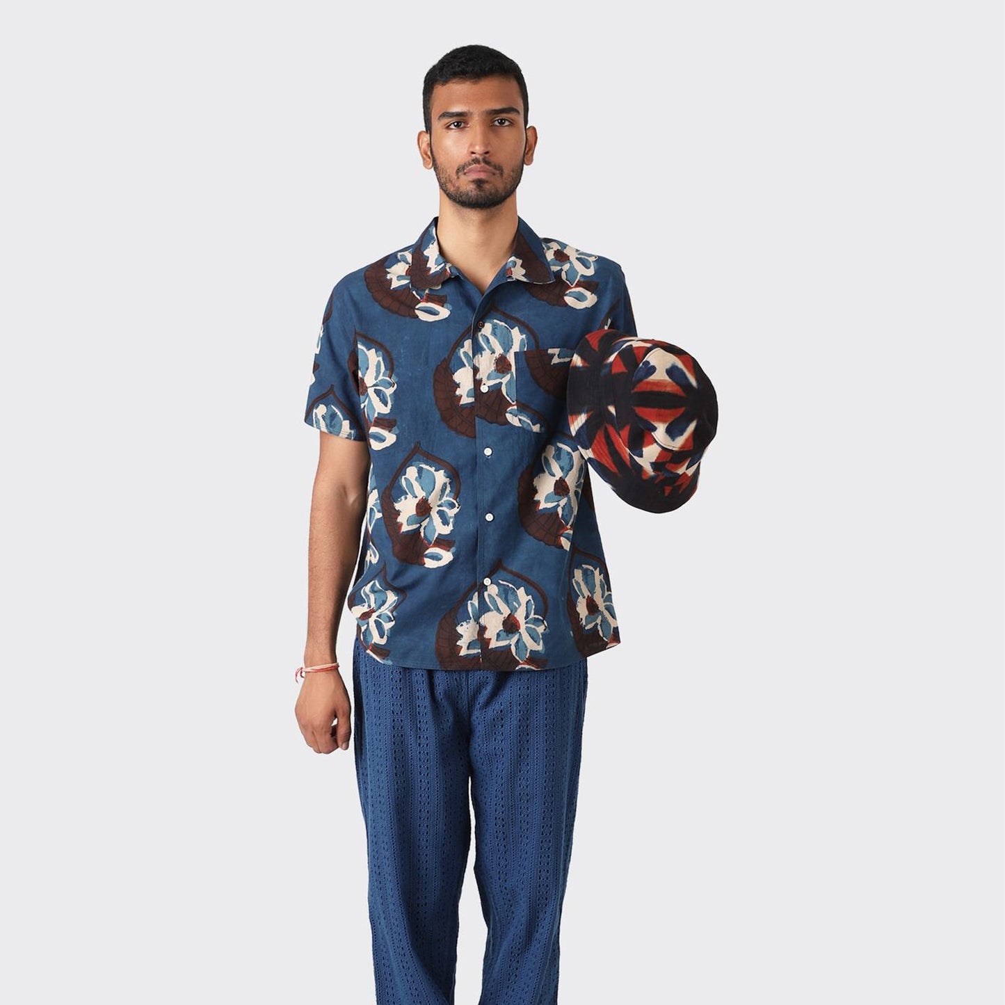 - Chintan Block Print SS Shirt - Multi