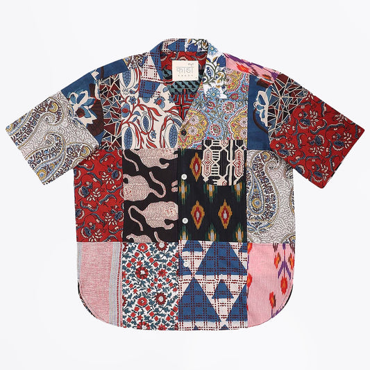 - Ronen Patchwork SS Shirt - Multi