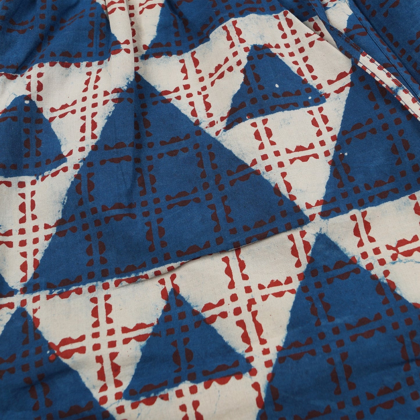 - Alghero Block Beach Short - Block Print 86