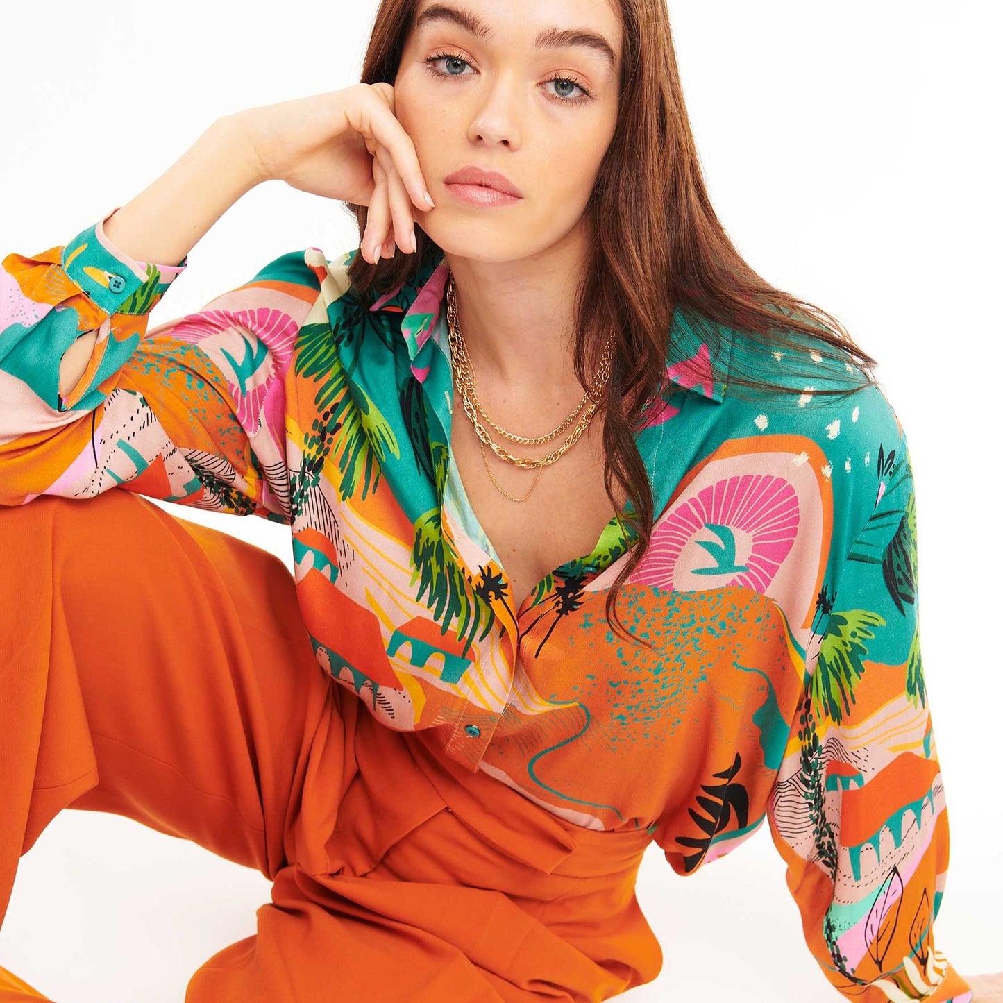 - Bonaventure Vacanze Shirt - Orange