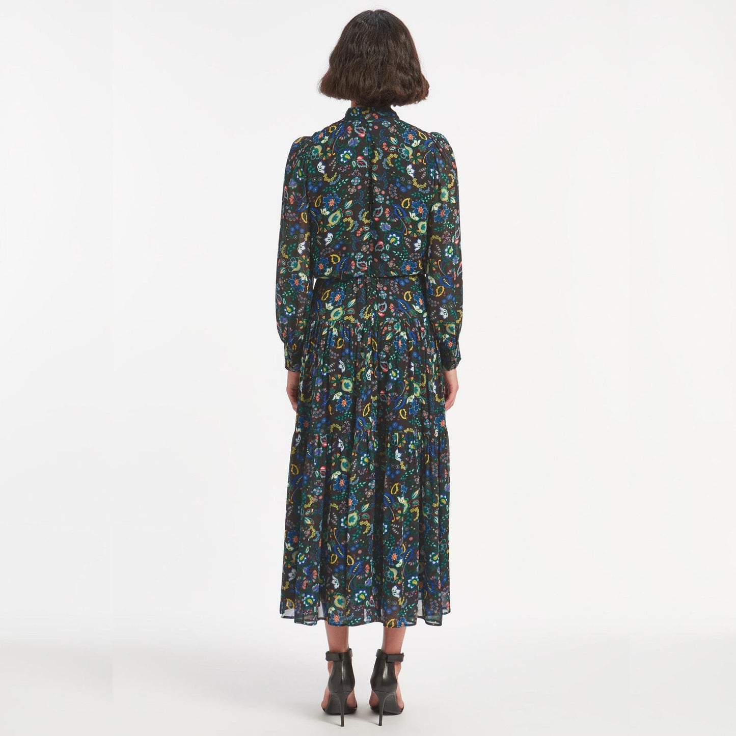 - Lorni - Floral Printed Maxi Dress - Multi