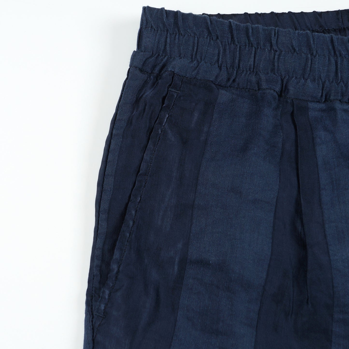 - Self Stripe Pants - Navy