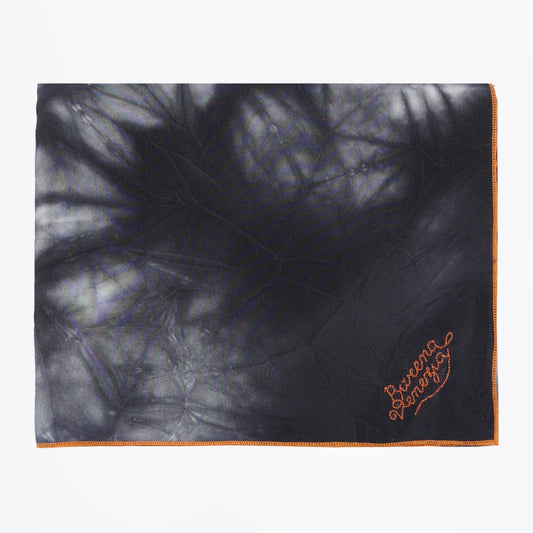 - Tie Dye Pocket Square - Navy