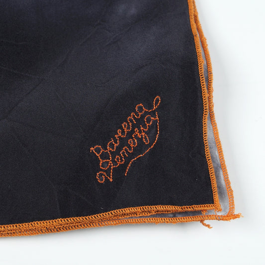 - Tie Dye Pocket Square - Navy