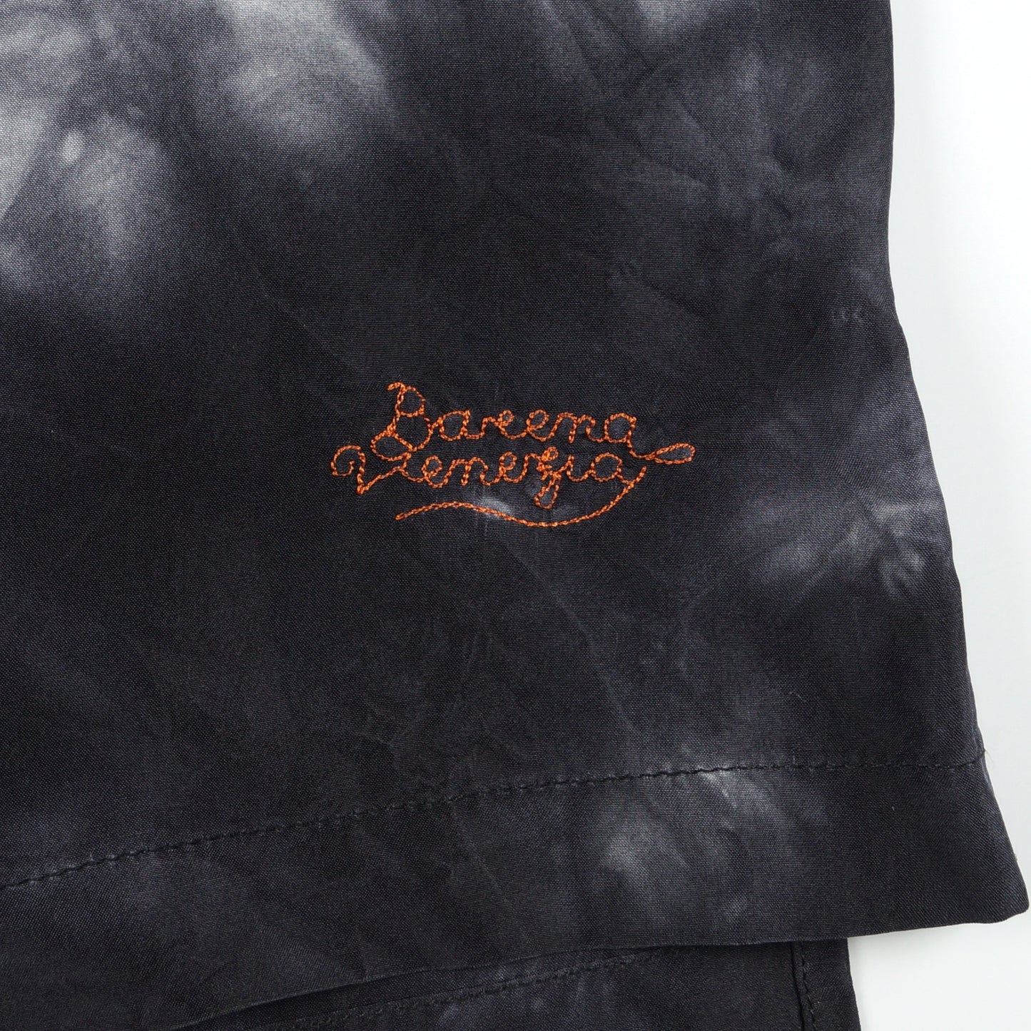 - Tye Dye Short Sleeve Shirt - Navy