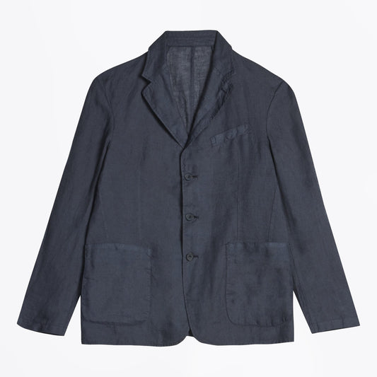 - Rizzo Linen Jacket - Navy