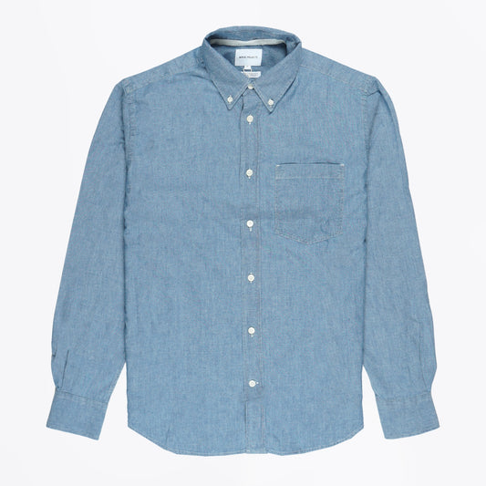 - Algot Chambray Shirt - Indigo
