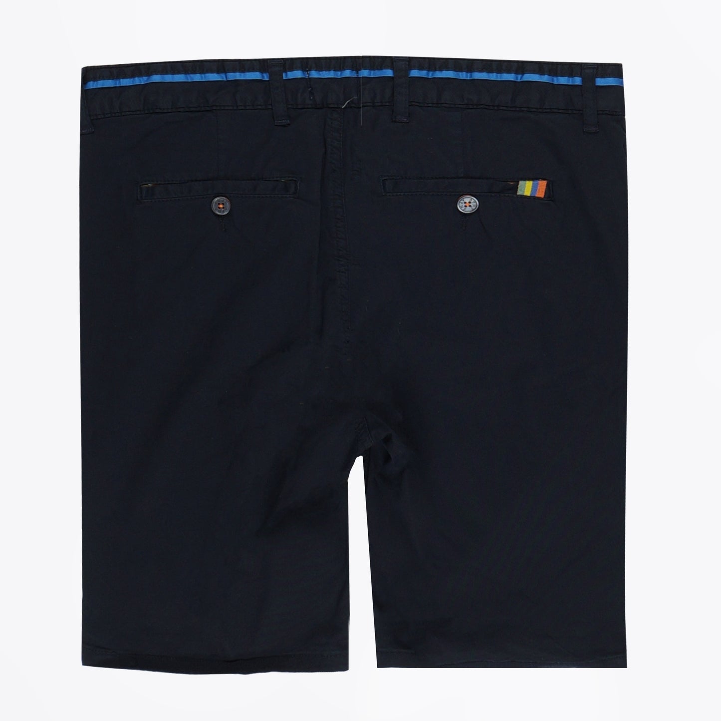 - Peached Twill Shorts - Navy