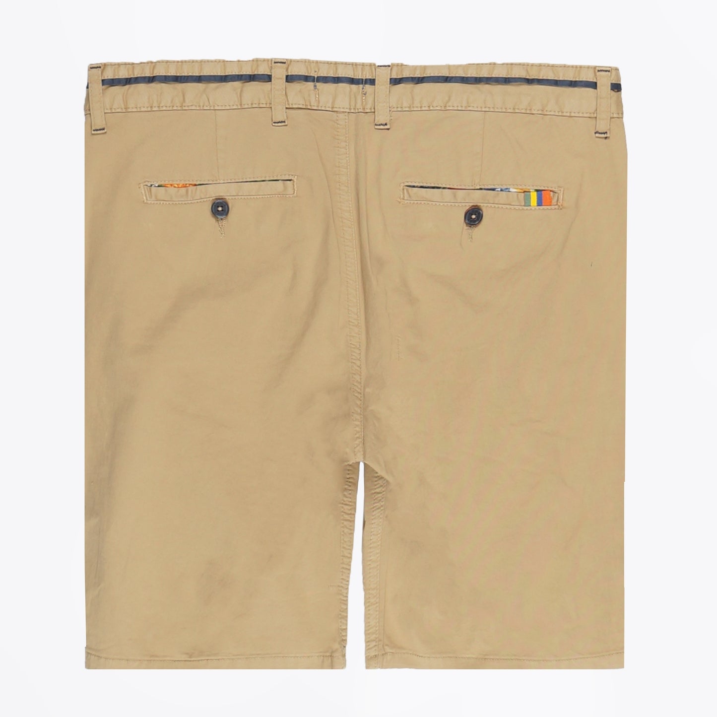 - Peached Twill Shorts - Sand
