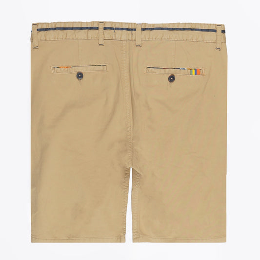 - Peached Twill Shorts - Sand