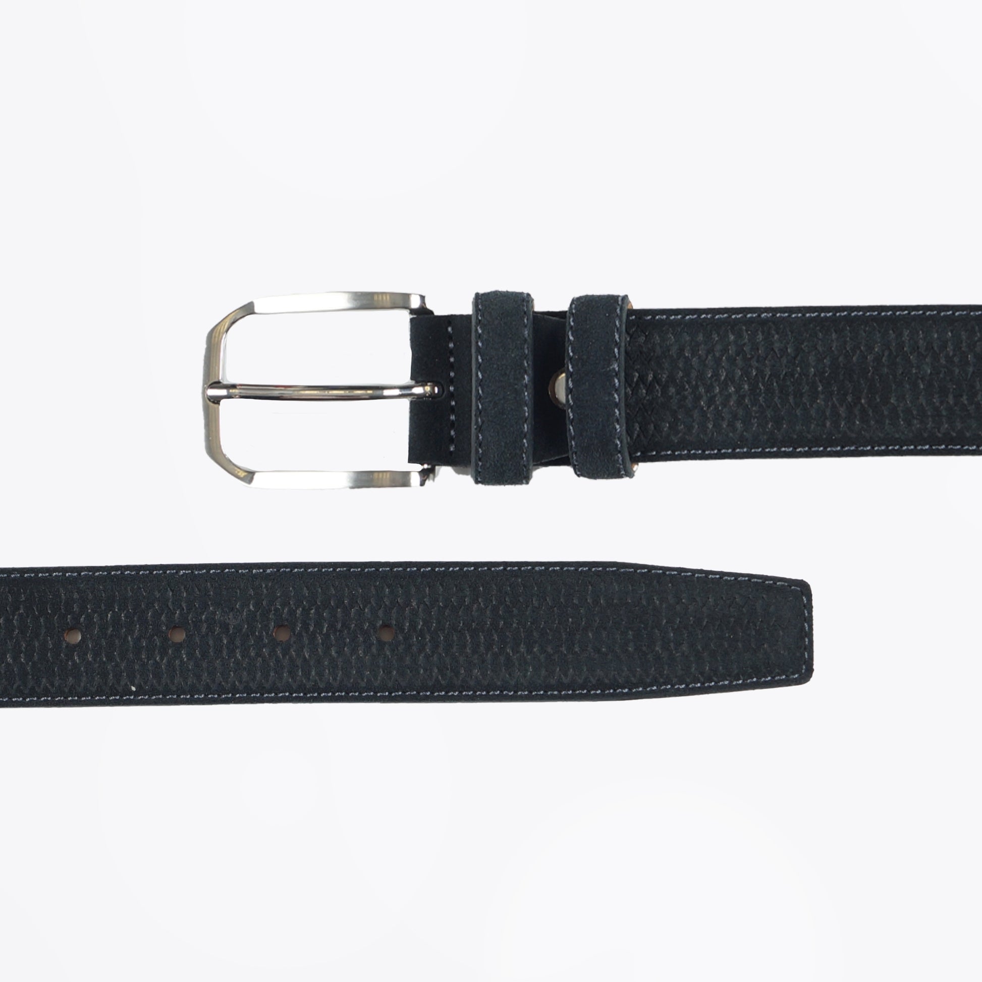 Huxley Hagler 35MM Textured Suede Belt - Midnight