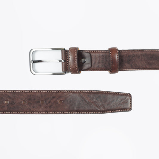 - Sobers 35 MM Vintage Feel Belt - Brown