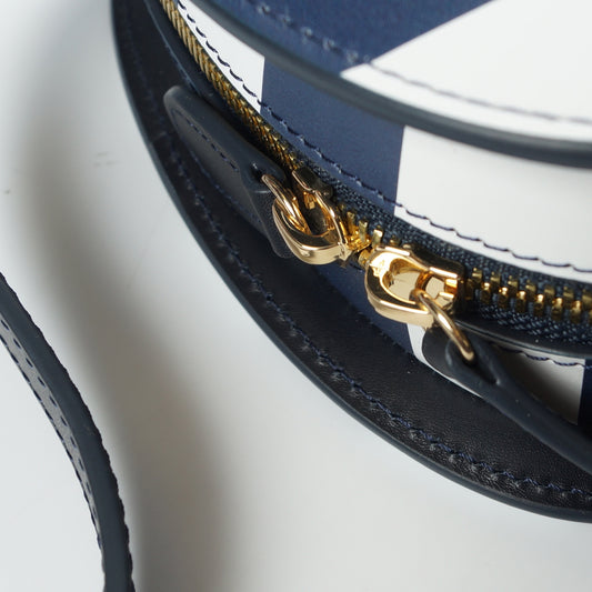 - Demi-Lune Mini Crossbody Bag - Navy