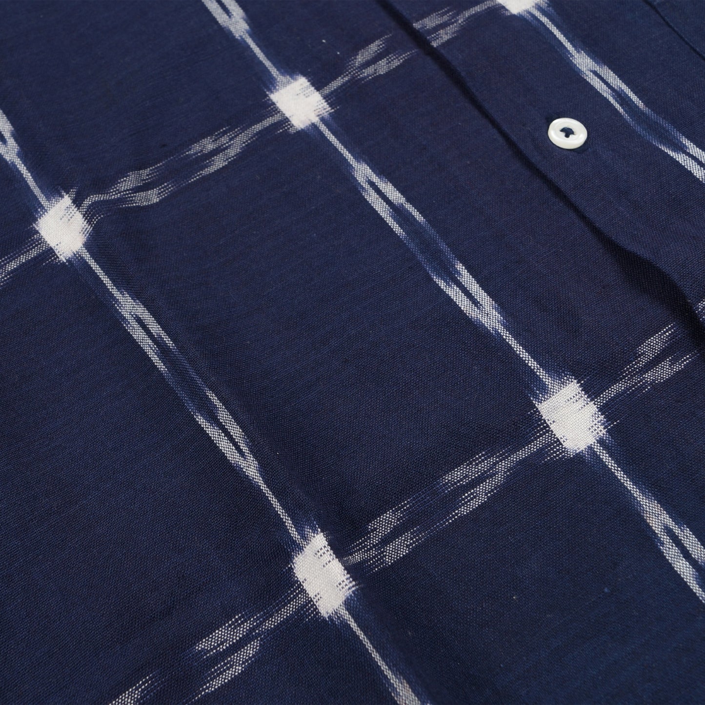 - Road Indian Ikat Shirt - Indigo