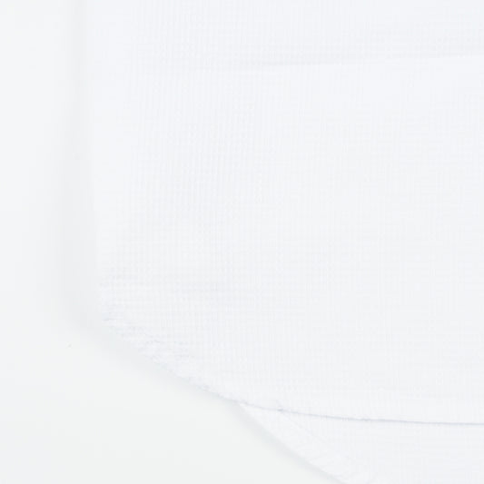 - Square Pocket Bacca Waffle Shirt - White