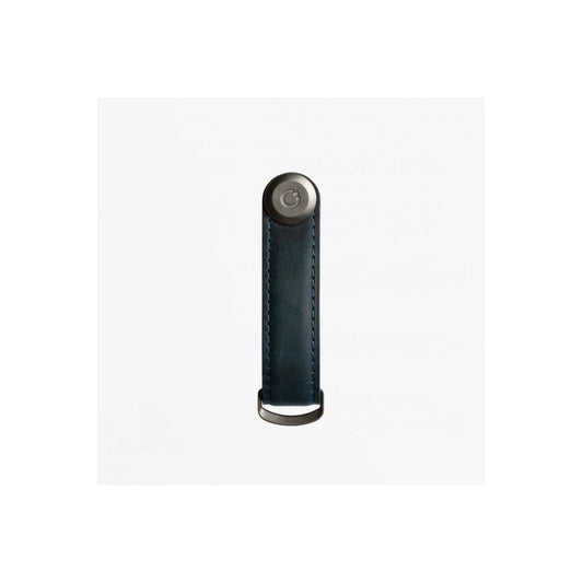 Leather Key Organiser - Marine Blue