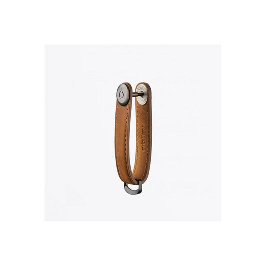 Leather Key Organiser - Oak Brown