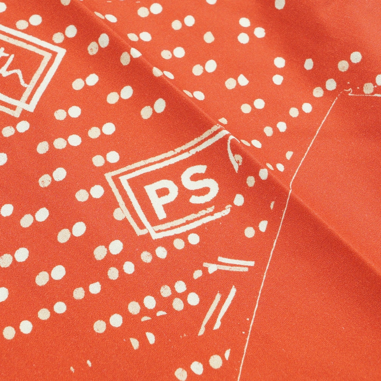 - Bandana print casual fit shirt - Red