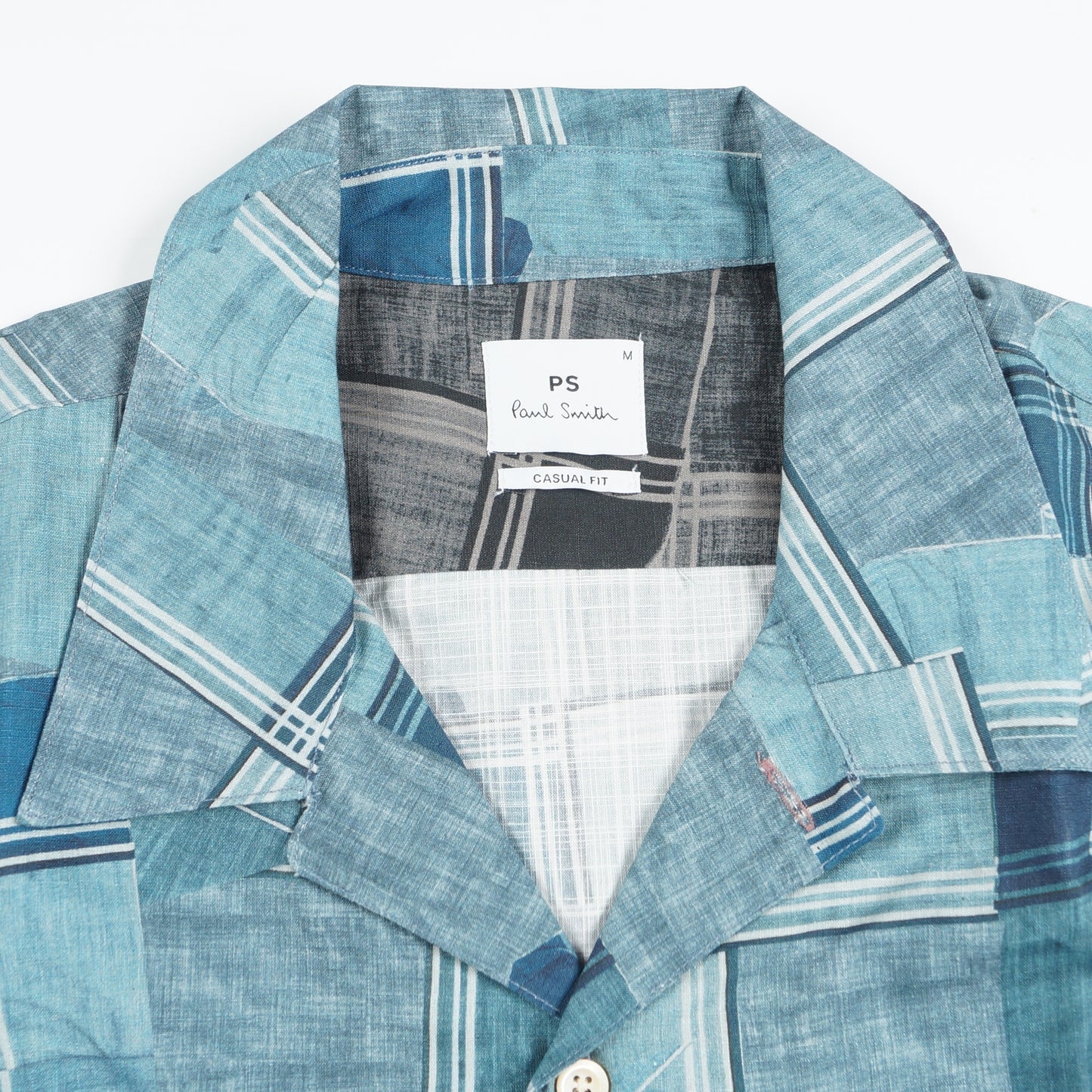 - Casual fit printed shirt - Inky blue