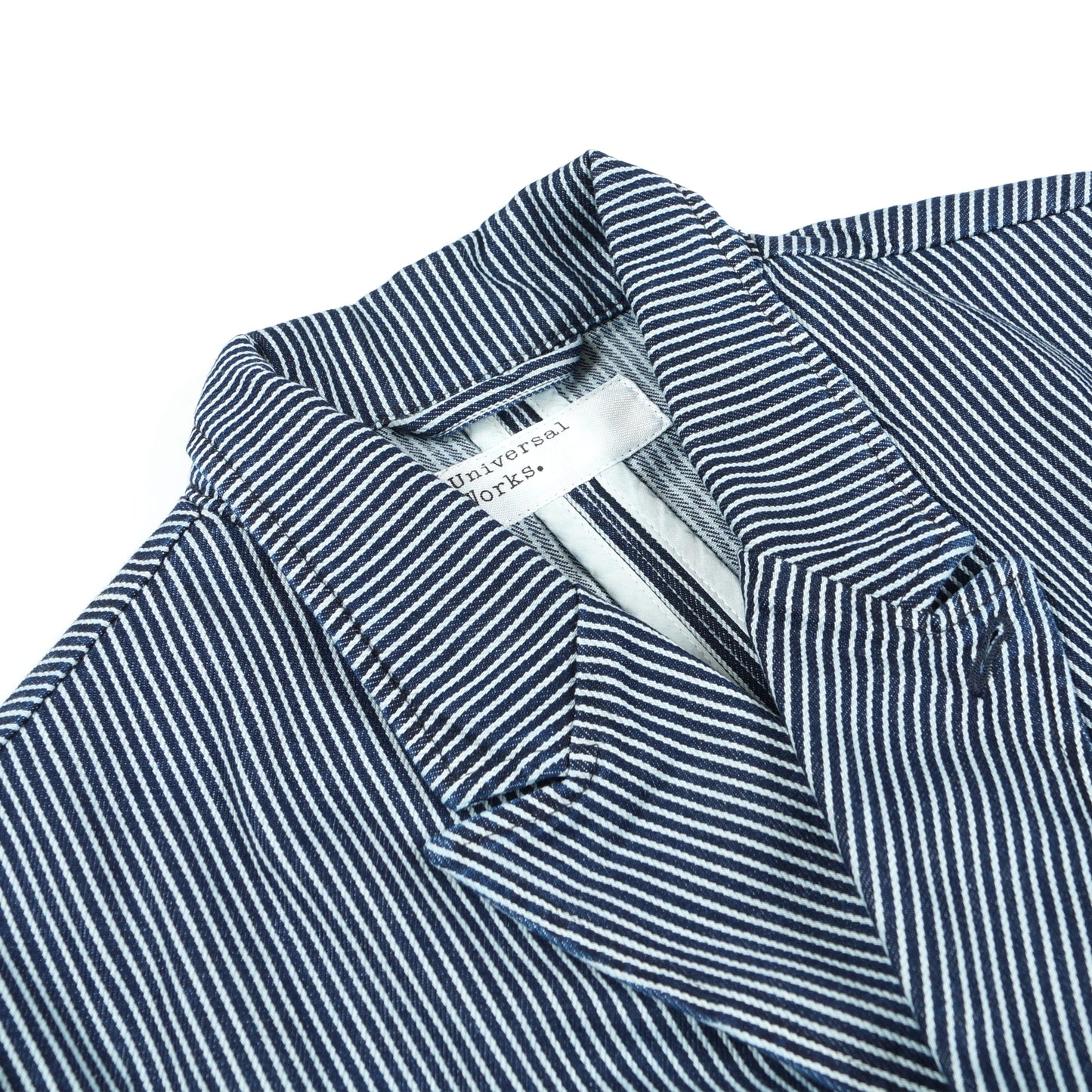 - Manor Hickory Striped Jacket - Indigo