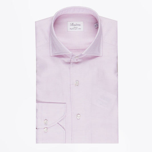 - Slimline Jacquard Shiller Shirt - Pink
