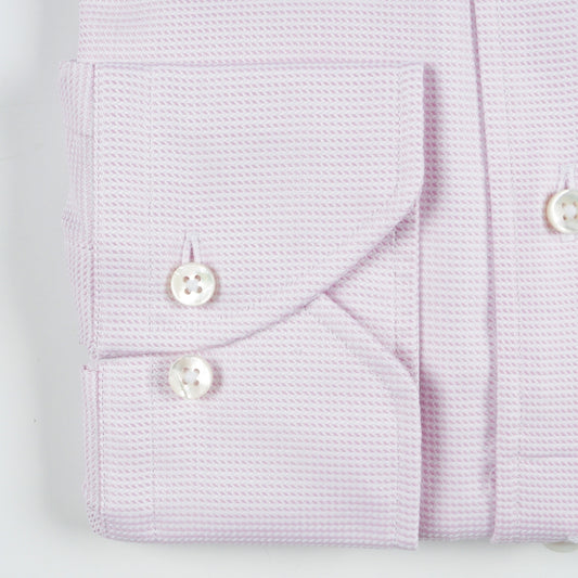 - Slimline Jacquard Shiller Shirt - Pink