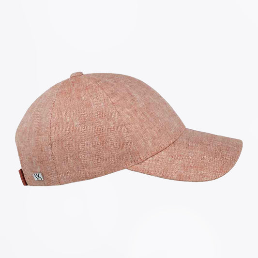 - Pale Rust Linen Cap -