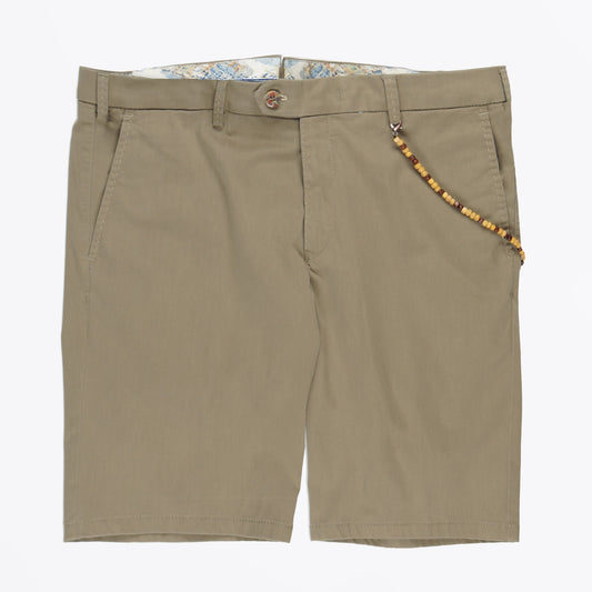 - Pegasus Slim Fit Chino Shorts - Beige